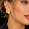boucles oreilles acier inoxydable polati , sur moderne-bijoux.fr - Bijoux ethniques & Femmes du monde