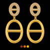 boucles oreilles acier inoxydable-tiati , sur moderne-bijoux.fr Bijoux ethniques & Femmes du monde