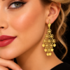 boucles oreilles acier inoxydable vaneti , sur moderne-bijoux.fr - Bijoux ethniques & femmes du monde