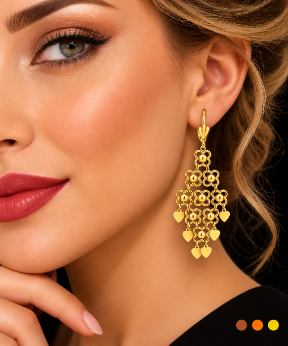 boucles oreilles acier inoxydable vaneti , sur moderne-bijoux.fr - Bijoux ethniques & femmes du monde