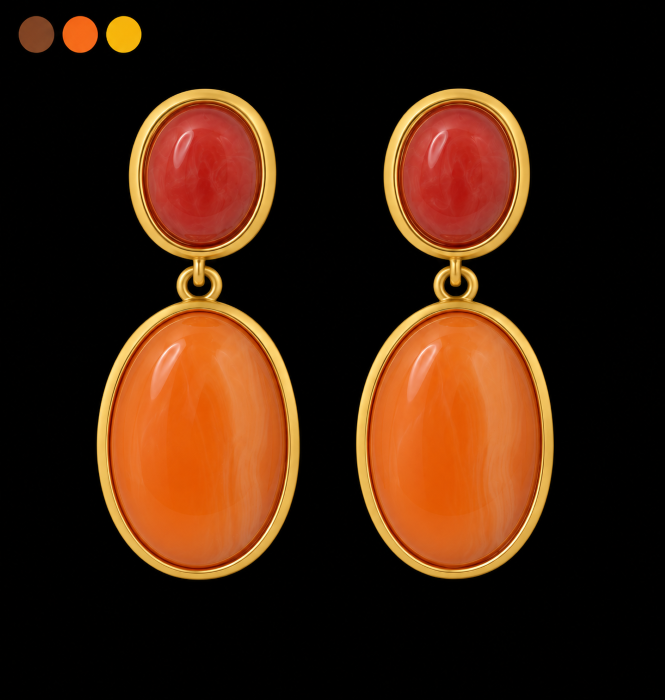 boucles oreilles acier inoxydable warrena , sur moderne-bijoux.fr - Bijoux ethniques & Femmes du monde