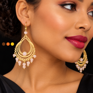 boucles oreilles acier inoxydable yeleni , sur moderne-bijoux.fr - Bijoux ethniques & Femmes du monde