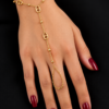 Chaine de main en acier inoxydable GUETTY, sur moderne-bijoux.fr - Bijoux ethniques & Femmes du monde