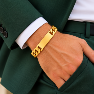 bracelet acier inoxydable homme mossy , sur moderne-bijoux.fr - Bijoux ethniques & Femmes du monde