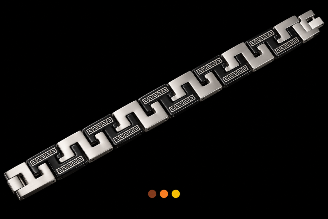 bracelet acier inoxydable samba , sur moderne-bijoux.fr - Bijoux ethniques & Femmes du monde