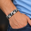 bracelet acier inoxydable samba , sur moderne-bijoux.fr - Bijoux ethniques & Femmes du monde