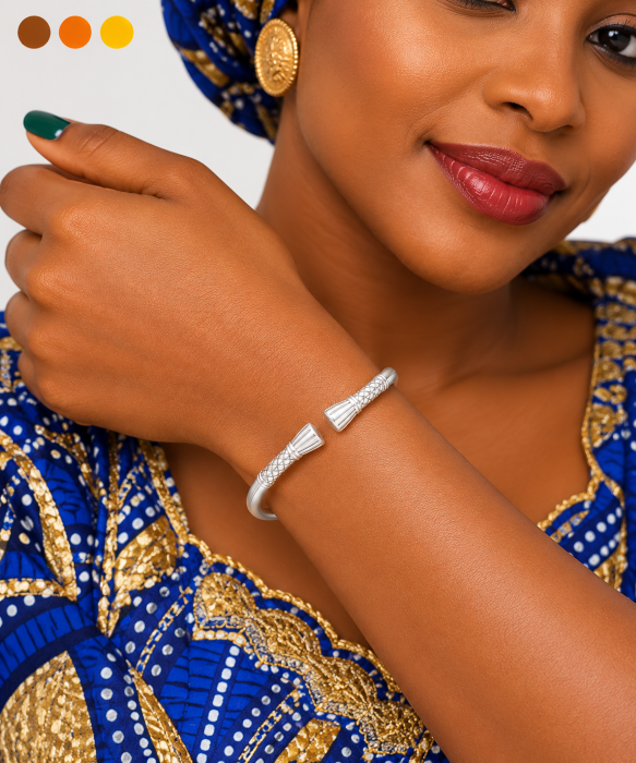 bracelet ethnique argent massif , sur chetti, sur moderne-bijoux.fr - Bijoux ethniques & Femmes du monde