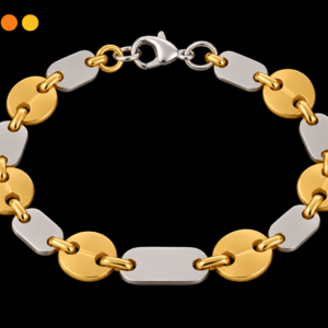 bracelet homme acier inoxydable sekou , sur moderne-bijoux.fr - Bijoux ethniques & Femmes du monde