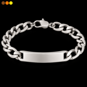 bracelet homme acier inoxydable tux , sur moderne-bijoux.fr - Bijoux ethniques é& Femmes du monde