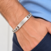 bracelet homme acier inoxydable tux , sur moderne-bijoux.fr - Bijoux ethniques é& Femmes du monde