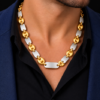 chaine de cou acier inoxydable sory , sur moderne-bijoux.fr - bijoux ethniques & Femmes du monde