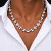 chaine de cou homme acier inoxydable lassana , sur moderne-bijoux.fr - Bijoux ethniques & Femmes du monde