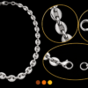 chaine de cou homme acier inoxydable lassana , sur moderne-bijoux.fr - Bijoux ethniques & Femmes du monde