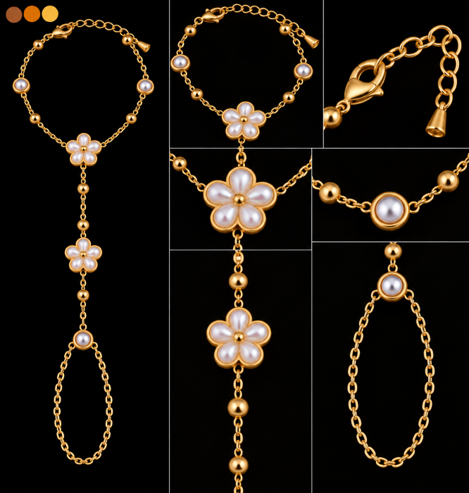 chaine de main acier inoxydable etty , sur moderne-bijoux.fr - bijoux ethniques & Femmes du monde