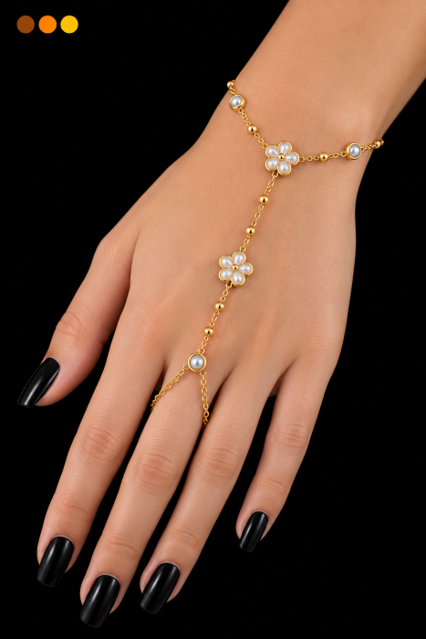 chaine de main acier inoxydable etty , sur moderne-bijoux.fr - bijoux ethniques & Femmes du monde