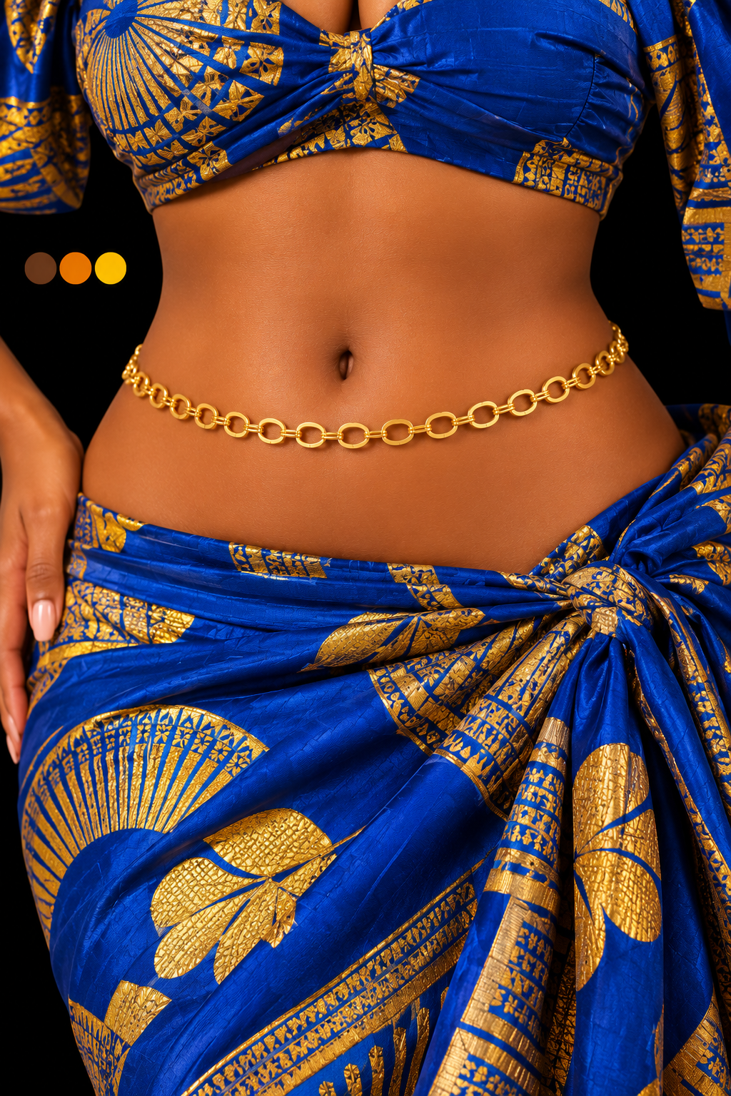 chaine de reins baya , sur moderne-bijoux.fr - Bijoux ethniques & Femmes du monde