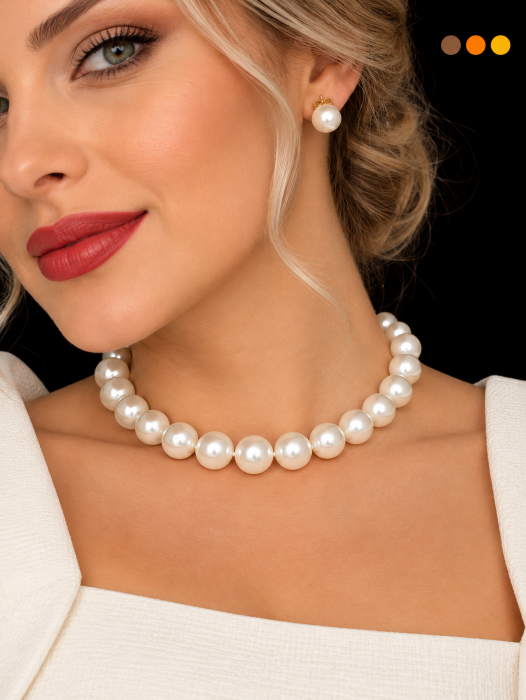 collier boucles oreilles acier acier inoxydable yola , sur moderne-bijoux.fr - Bijoux ethniques & Femmes du monde