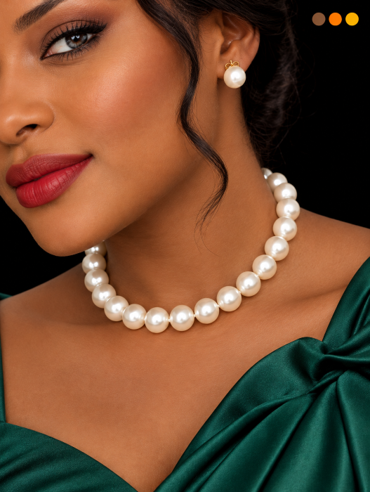 collier boucles oreilles acier acier inoxydable yola , sur moderne-bijoux.fr - Bijoux ethniques & Femmes du monde