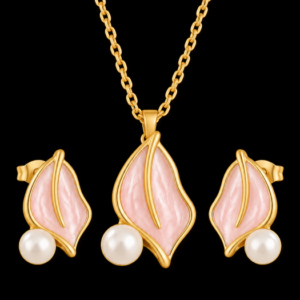 collier boucles oreilles acier inoxydable aloma , sur moderne-bijoux.fr - Bijoux ethniques & Femmes du monde