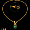 collier boucles oreilles acier inoxydable ketina , sur moderne-bijoux.fr - Bijoux ethniques & Femmes du monde