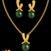 collier boucles oreilles acier inoxydable ketina , sur moderne-bijoux.fr - Bijoux ethniques & Femmes du monde