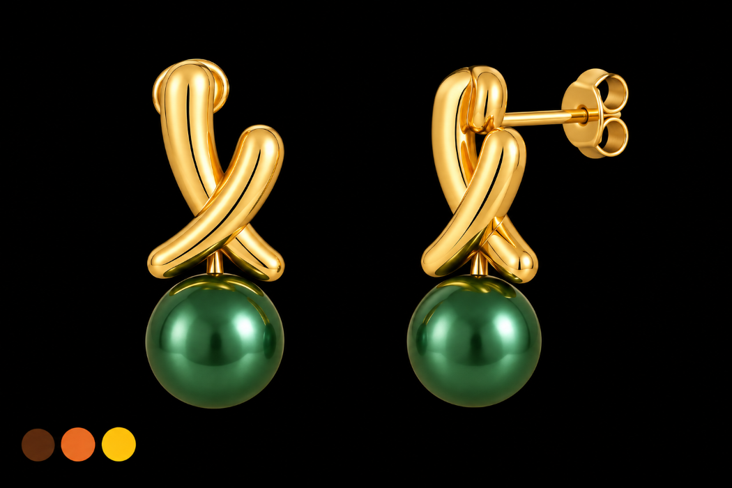 collier boucles oreilles acier inoxydable ketina , sur moderne-bijoux.fr - Bijoux ethniques & Femmes du monde