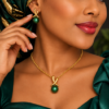 collier boucles oreilles acier inoxydable ketina , sur moderne-bijoux.fr - Bijoux ethniques & Femmes du monde