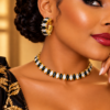 collier & boucles oreilles olati , sur moderne-bijoux.fr - Bijoux ethniques & Femmes du monde
