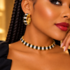 collier & boucles oreilles olati , sur moderne-bijoux.fr - Bijoux ethniques & Femmes du monde