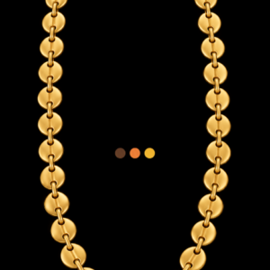 chaine de cou acier inoxydable grain de café fabou , sur moderne -bijoux.fr - Bijoux ethniques & Femmes du monde